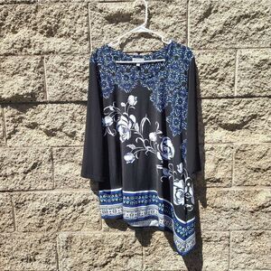 Women's JM Collection, floral long sleeve top